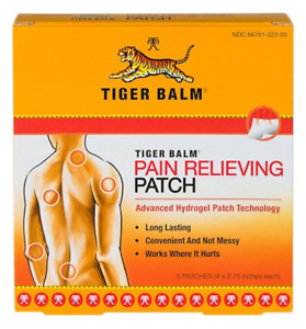 Tiger Balm Pain Relieving Patch 5/patches-5 Pack.