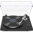 Turntables Belt-Drive Record Vinyl Player Wireless Output Connectivity 33/45 RPM