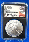 2021 Silver Eagle Type 2 NGC MS70 First T 2 Production Signed Michael Gaudioso