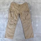 Levis Pants Mens36X29 (36X32 Tag) Beige Ace Cargo Relaxed Loose Twill