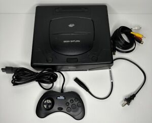 Sega Saturn Console MK-80000A Controller AC/Video Cords Tested