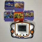 V-TECH V-SMILE POCKET LEARNING SYSTEM 5 GAMES INCLUDED ALL TESTED AND WORKING