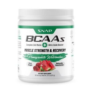 Pomegranate Watermelon BCAA Powder, Muscle Growth & Recovery - Amino Acids