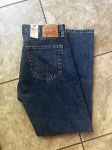 Levi's 505 Regular Fit Jean for Men, Size 36 x 32 inch. New With Tags
