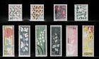 Japan 2022 Greetings Flowers in Daily Life 84Y Complete Used Set Sc# 4571 a-j