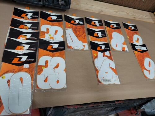 One Industries Racing Numbers Large Lot 6