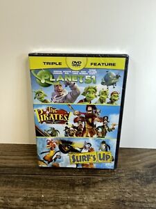 New ListingThe Pirates Band of Misfits Planet 51 Surfs Up Triple Feature DVD 3 Movies NEW