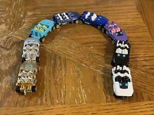 Hot Wheels LOOPSTER Experimotors Roller Coaster *CUSTOMIZED* Lot Of 8