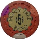 MONEY TREE $5 Casino Chip~Reno Nevada 1978 TCR# N6874~Scrown Mold
