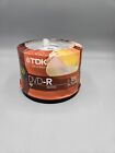 TDK DVD-R 50 Pack 1-16x 4.7GB Blank Recordable Discs Spindle Black Pack New
