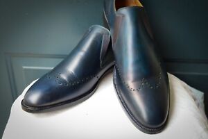 Allen Edmonds 11.5 D US Lucca Blue Mens Slip-on Dress Shoes