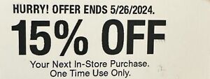 HOME DEPOT: 15% Off Purchase In-Store MAX $200 + 15% Off Behr Paint exp 5/26/24