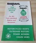 UNUSED Vintage BARDAHL 2-STROKE Motor Oil Advertising Sales Flyer KARTS CYCLES