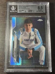 George Russell 2020 Topps Chrome Formula 1 F1 Image Variation SP #19 BGS 8.5