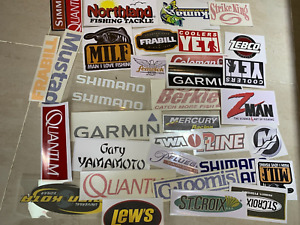 Fishing Decals wholesale  lot of (35) stickers,best selling stickers