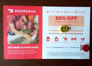 DoorDash 50% Off + $0 Delivery Fee on First Order with Code. Expires 05/31/2024