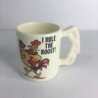 Vintage DAD Coffee Mug Rooster I Rule The Roost