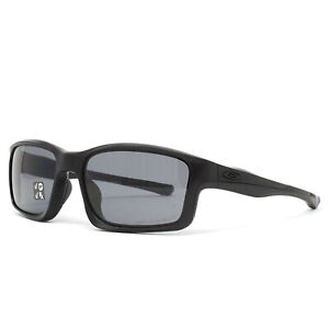 [OO9247-15] Mens Oakley Chainlink Sunglasses - Matte Black | Grey Polarized Lens