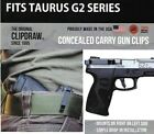 Clipdraw Clip for Taurus G2 G3 G2C G2S Series PT111 Millennium IWB Black Holster