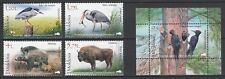 Moldova 2018 Fauna Animals, Birds 4 MNH stamps + Block