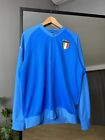 Kappa Italy 2004 Track Football Jacket 1/4 Zip Soccer Blue Size XL Italia