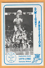 Dwight Anderson Kentucky Wildcats 1979-80 Foodtown Card #7 Dayton Ohio 3A