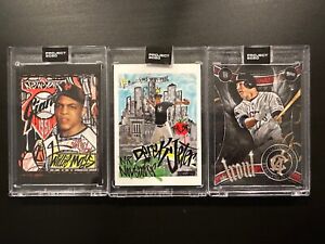 New Listing2020 Topps Project 2020 Lot - Mike Trout #51, Willie Mays #61, Derek Jeter #29