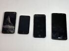 LOT OF 4 USED CELL PHONES Mixed Untested *For Parts*