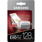 SAMSUNG EVO Plus 128GB MicroSD Micro SDXC C10 Flash Memory Card w/ SD Adapter