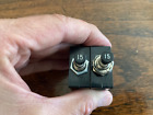New Listing2-15 AMP Woods Aircraft Circuit Breakers, Nice Condition