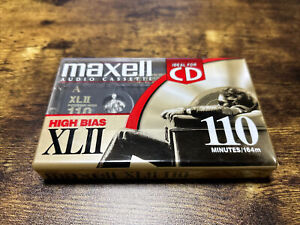 Maxell XLII 110 High Bias Blank Cassette Tape New Sealed