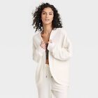 Women's French Terry Cardigan - All in Motion Cream S