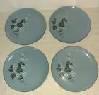 Taylor Smith Taylor Versatile Blue Mist Lot of 4 Luncheon Plates 9 1/8
