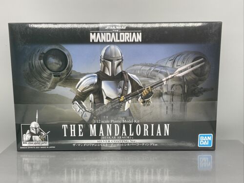 BANDAI Star Wars: The Mandalorian Beskar Armor SILVER COATING VARIANT Model Kit
