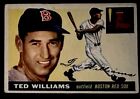 1955 Topps #2 Ted Williams Boston Red Sox HOF VG-EX