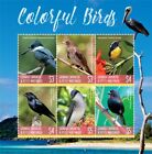 Grenadines 2019 - Colorful Birds Sheet of 6 stamps - Scott #3025 - MNH