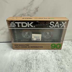 TDK SA-X90 High Position Type II CrO2 Super Avilyn Cassette Tape Sealed 1987 US