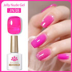 BORN PRETTY Jelly Nude Gel Nail Polish 10ml Translucent Soak Off UV Nail Polishes