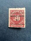 #J66a US Postage Due 30 Cents 1917 Stamp Mint Hinged Precancel Harrisburg PA 