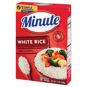 White Rice, Instant White Rice for Quick Dinner Meals, 14-Ounce Box
