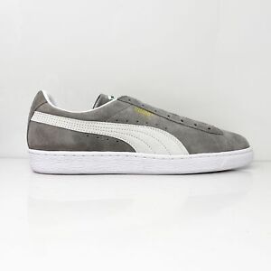 Puma Mens Suede Classic Plus 352634 66 Gray Casual Shoes Sneakers Size 10.5