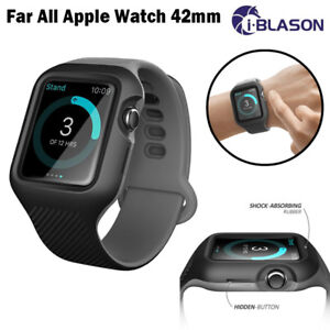 For Apple Watch iWatch 3 2 1 Series 42mm i-Blason Protective Case Strap Band New