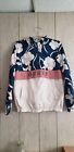 Guess Blue And White Flower Windbreaker Jacket