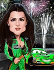 Danica Patrick Licensed Limited Edition Giclee on Canvas Rich Conley with COA