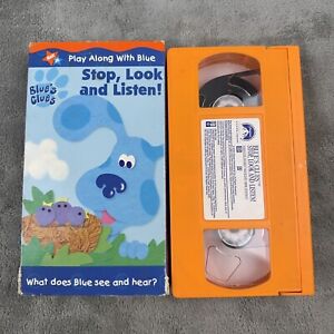 Blues Clues - Stop, Look and Listen (VHS, 2000) Steve
