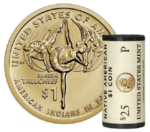 2023 P&D Native American Sacagawea Dollar 2 Coin Set Maria Tallchief