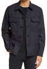 NORSE PROJECTS Kyle Wool Houndstooth Overshirt Dark Navy Check Sz Large