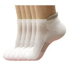 5 pair Mens Low Cut Breathable Ankle Cotton Athletic Cushion Sport Running Socks