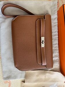 Hermes Kelly Depeches Pouch Togo 25 Neutral 2024