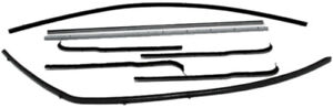 Window Sweeps Felt Kit for Ford F100 F250 1961-66 2DR PickUp OEM 8Pc Inner Outer (For: 1963 Ford)